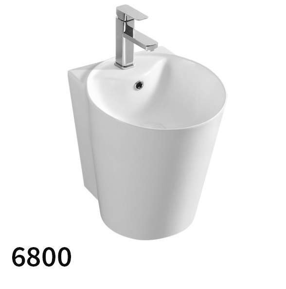 Chậu rửa mặt lavabo chân lửng Kolni 6800