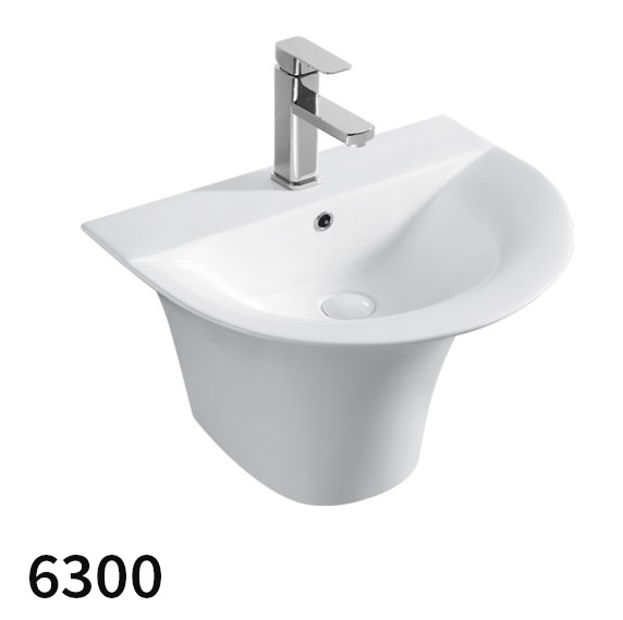 Chậu rửa mặt lavabo chân lửng Kolni 7600 - Image 4