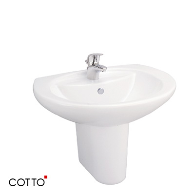 Chậu rửa mặt lavabo COTTO C0156 (550x460x170 mm) - Image 4