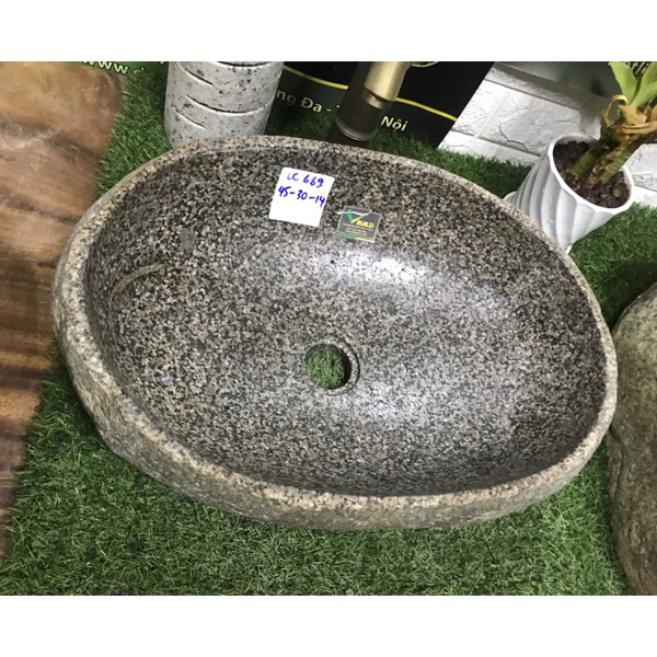 Chậu rửa mặt lavabo đá cuội tây bắc LC01 - Image 6