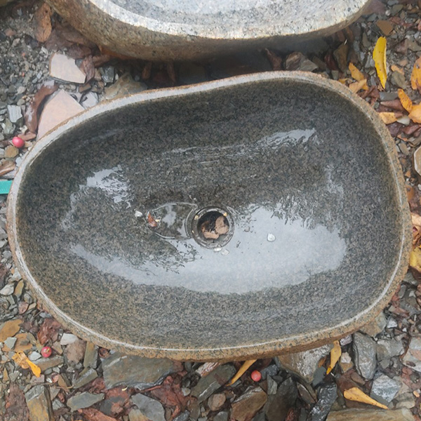 Chậu rửa mặt lavabo đá cuội tây bắc LC02 - Image 5