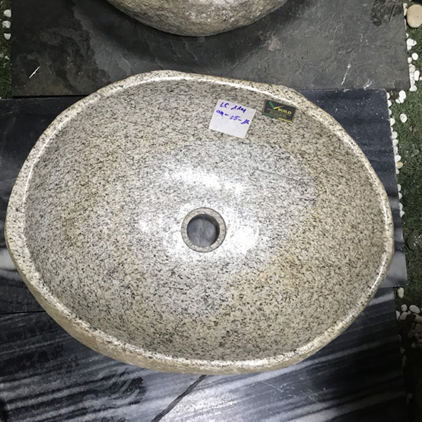 Chậu rửa mặt lavabo đá cuội tây bắc LC03-1 - Image 3