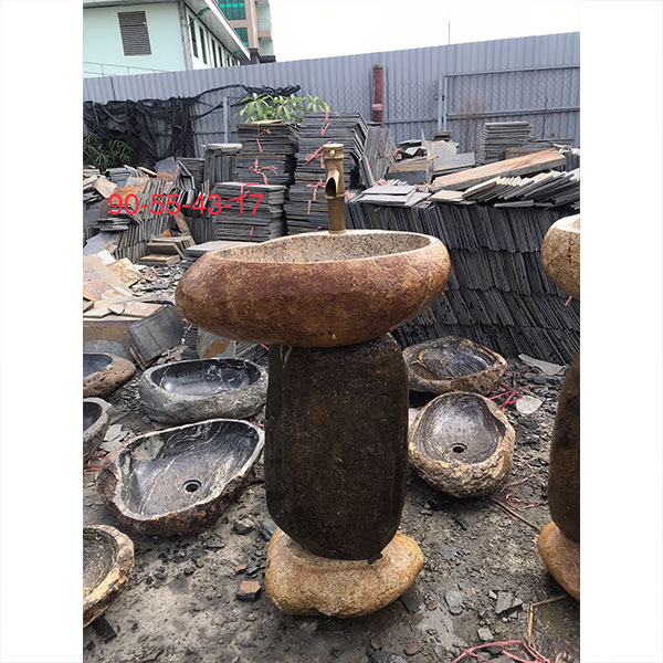 Chậu rửa mặt lavabo đá tự nhiên TN04 - Image 3