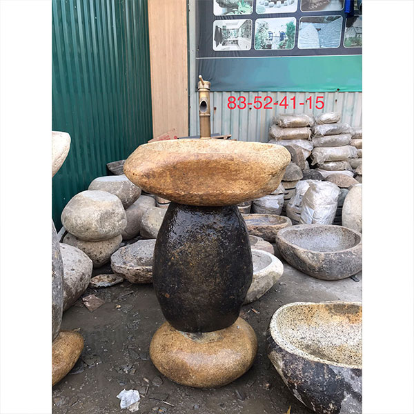 Chậu rửa mặt lavabo đá tự nhiên TN07 - Image 5