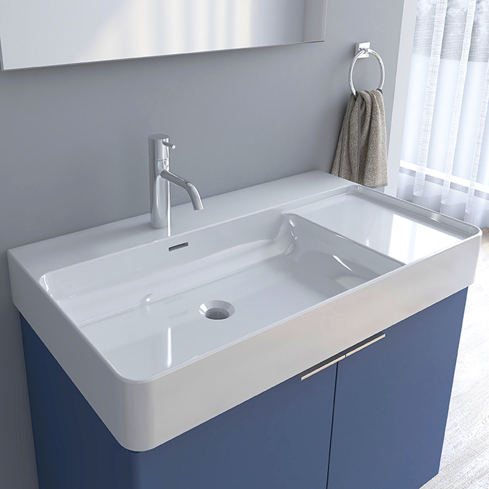 Chậu rửa mặt lavabo đặt bàn ELIMEN LF10134-800 - Image 3