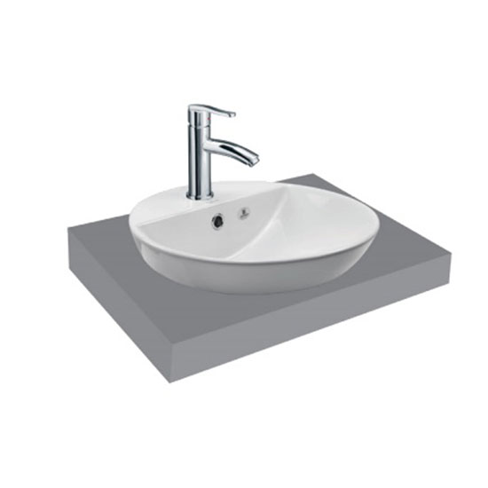 Chậu rửa mặt lavabo đặt bàn Viglacera Platinum P.21.150 - Image 5