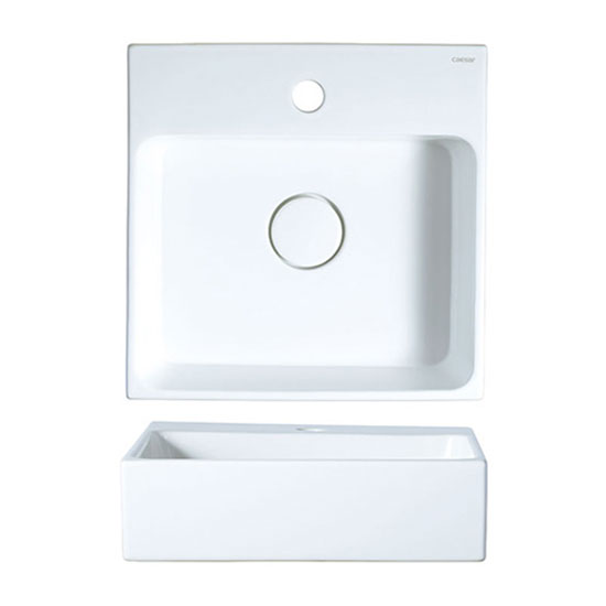 Chậu rửa mặt lavabo dương bàn Caesar LF5254 - Image 4