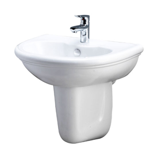 Chậu rửa mặt lavabo dương bàn CAESAR LF5258 - Image 3