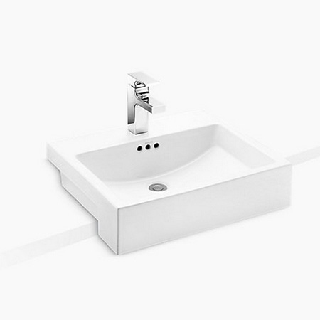 Chậu rửa mặt lavabo dương vành Kohler K-21781T-0 - Image 5