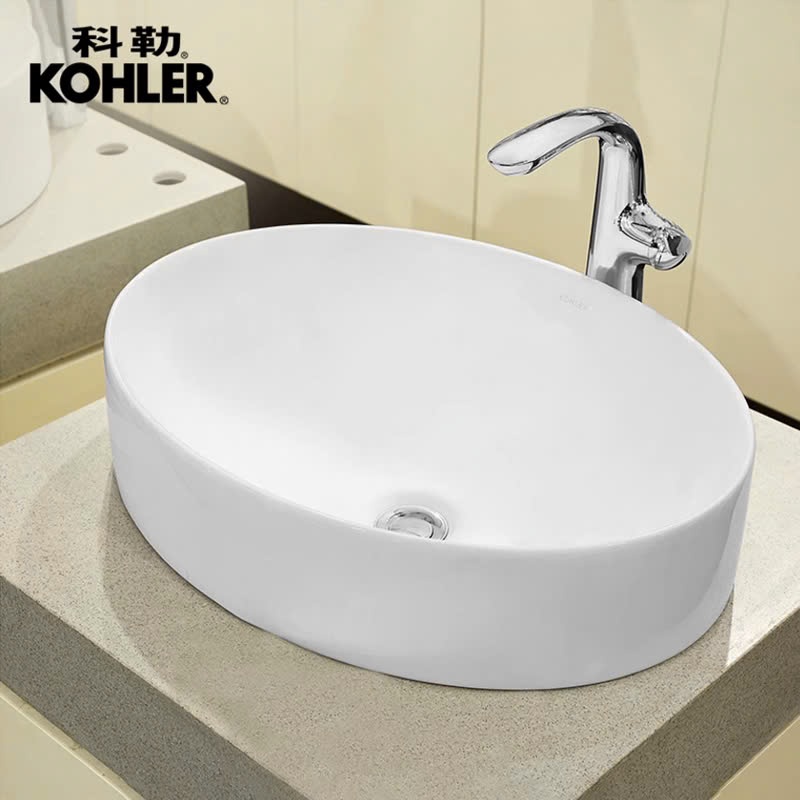 Chậu rửa mặt lavabo dương vành Kohler K-21781T-0 - Image 6