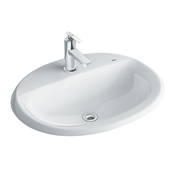 Chậu rửa mặt lavabo INAX AL-2395V (Kháng khuẩn)
