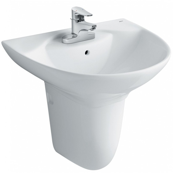 Chậu rửa mặt lavabo INAX AL-288V-L-288VC (Kháng khuẩn)