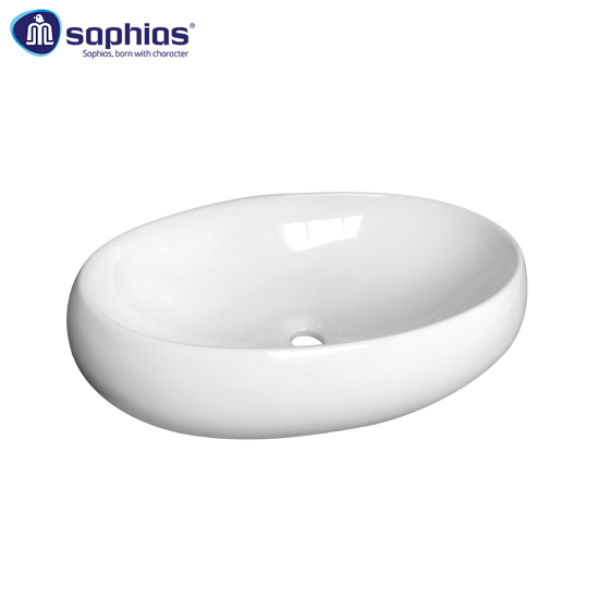 Chậu rửa mặt lavabo kèm chân lửng Saphias TS-207L3-TS207T - Image 6