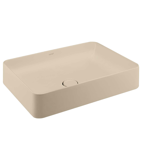 Chậu rửa mặt lavabo màu be mờ COTTO C00341 MIR - Image 3