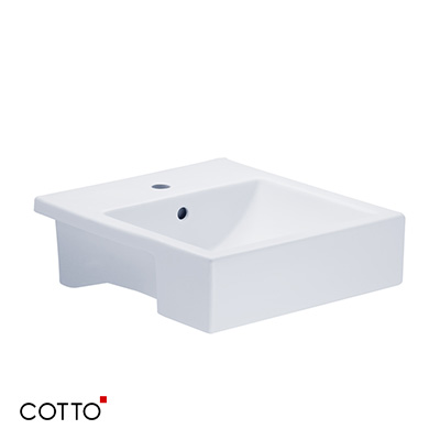 Chậu rửa mặt lavabo màu be mờ COTTO C00342 MIR - Image 4