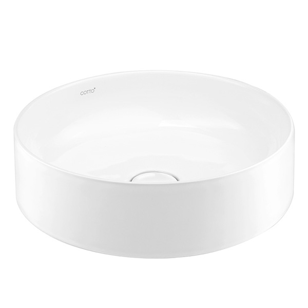 Chậu rửa mặt lavabo màu be mờ COTTO C00343 MIR - Image 3