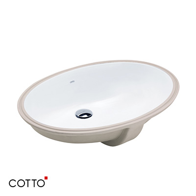 Chậu rửa mặt lavabo màu be mờ COTTO C00343 MIR - Image 4