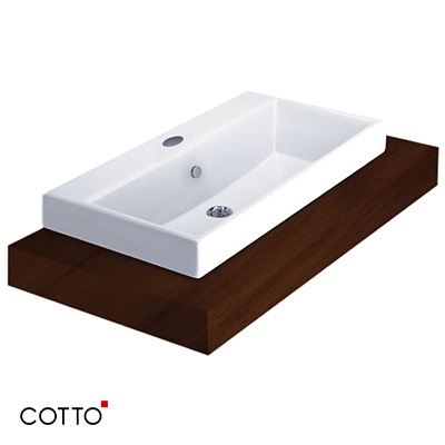 Chậu rửa mặt lavabo màu đen COTTO C00340 MBK - Image 5