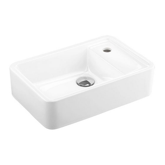 Chậu rửa mặt lavabo màu đen mờ COTTO C00341 MBK - Image 6