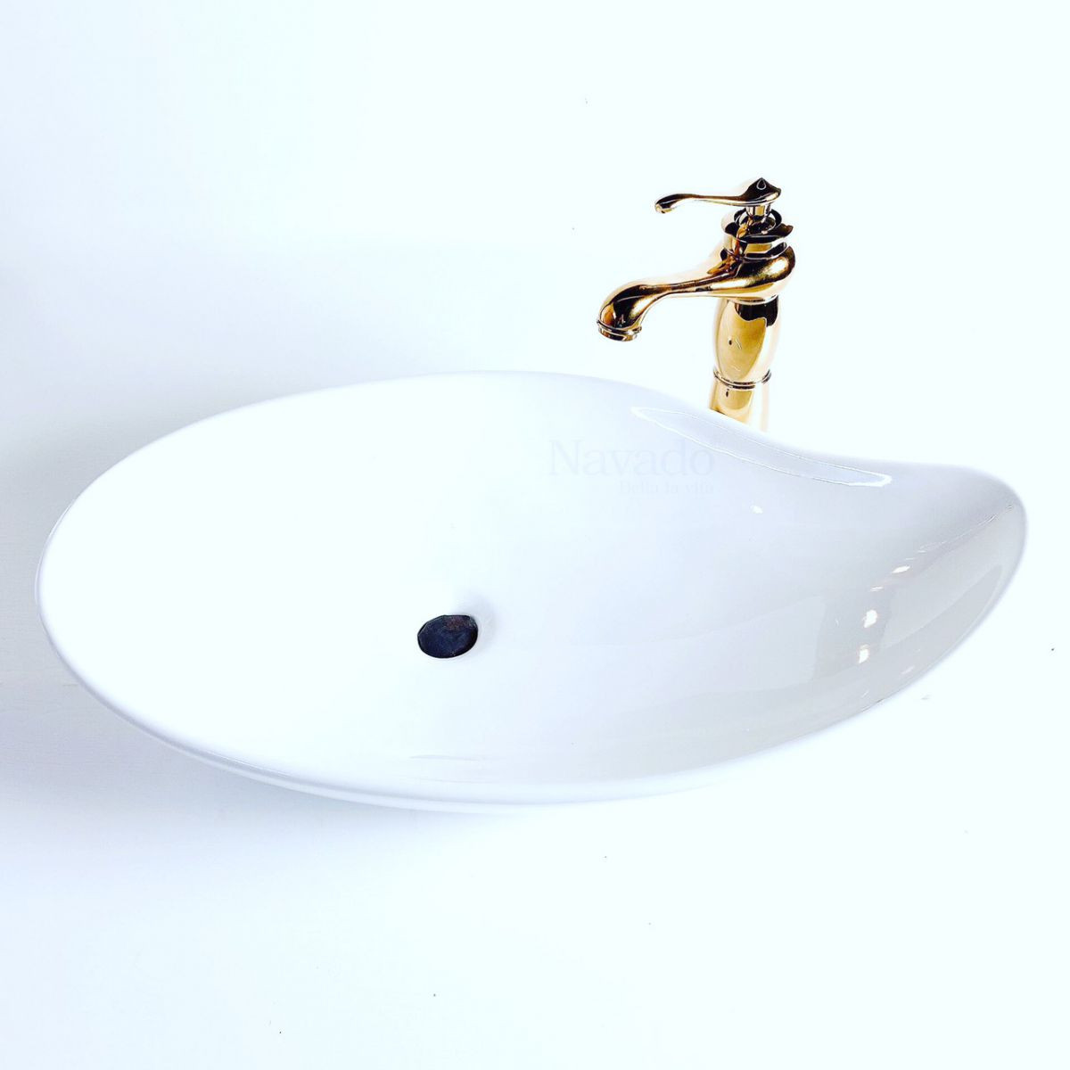 Chậu rửa mặt lavabo nghệ thuật Miken MKC-6039 (Đặt hàng 7-10 ngày) - Image 5