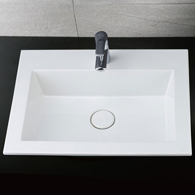 Chậu rửa mặt lavabo treo tường Caesar LF5301 - Image 4