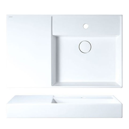 Chậu rửa mặt lavabo treo tường CAESAR LF5318 - Image 6