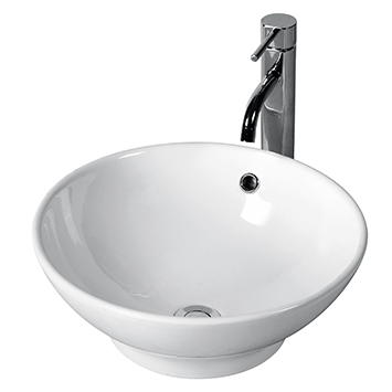 Chậu rửa mặt lavabo treo tường chân dài ELIMEN LP10142 - Image 3