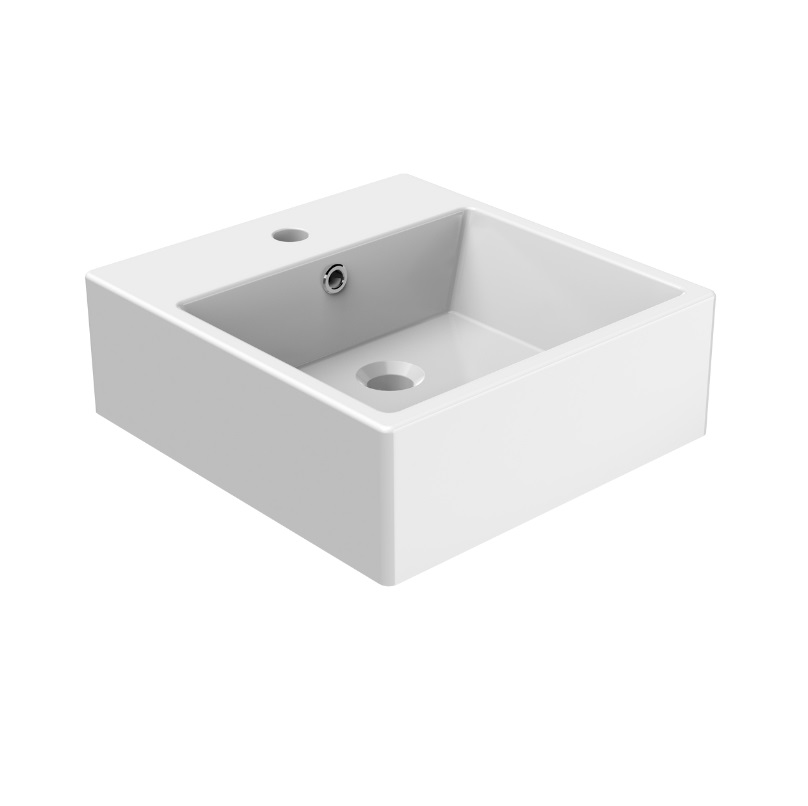 Chậu rửa mặt lavabo treo tường chân dài JOMOO 12489-1/11P-I011 - Image 5