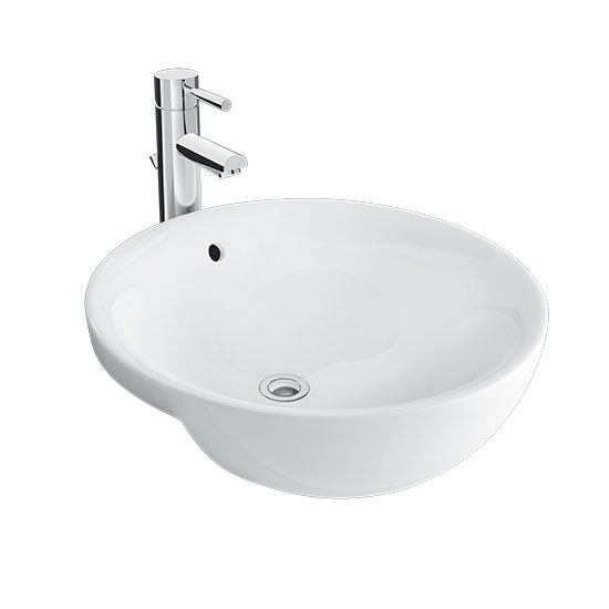 Chậu rửa mặt lavabo treo tường Inax AL-289VEC (Chậu 3 lỗ) - Image 6