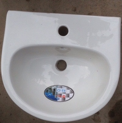 Chậu rửa mặt lavabo treo tường Vinaceta Long Hầu CI-04 (1 lỗ hoặc 3 lỗ) - Image 6