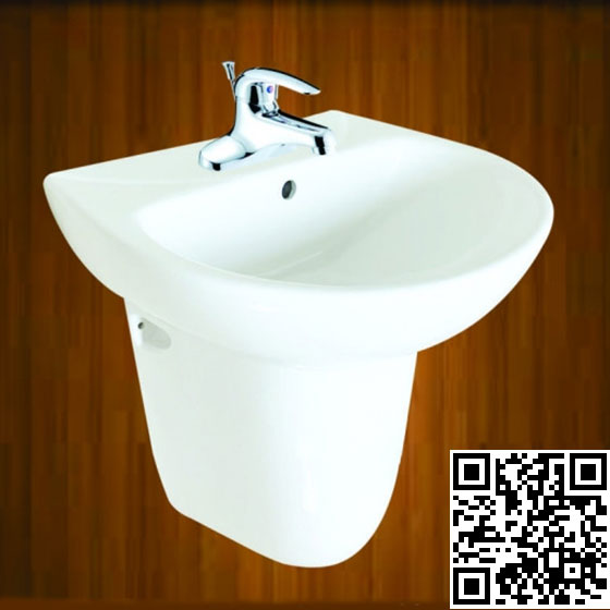Chậu rửa mặt lavabotròn dương bàn Minh Long T09 (450xx420x160) - Image 5