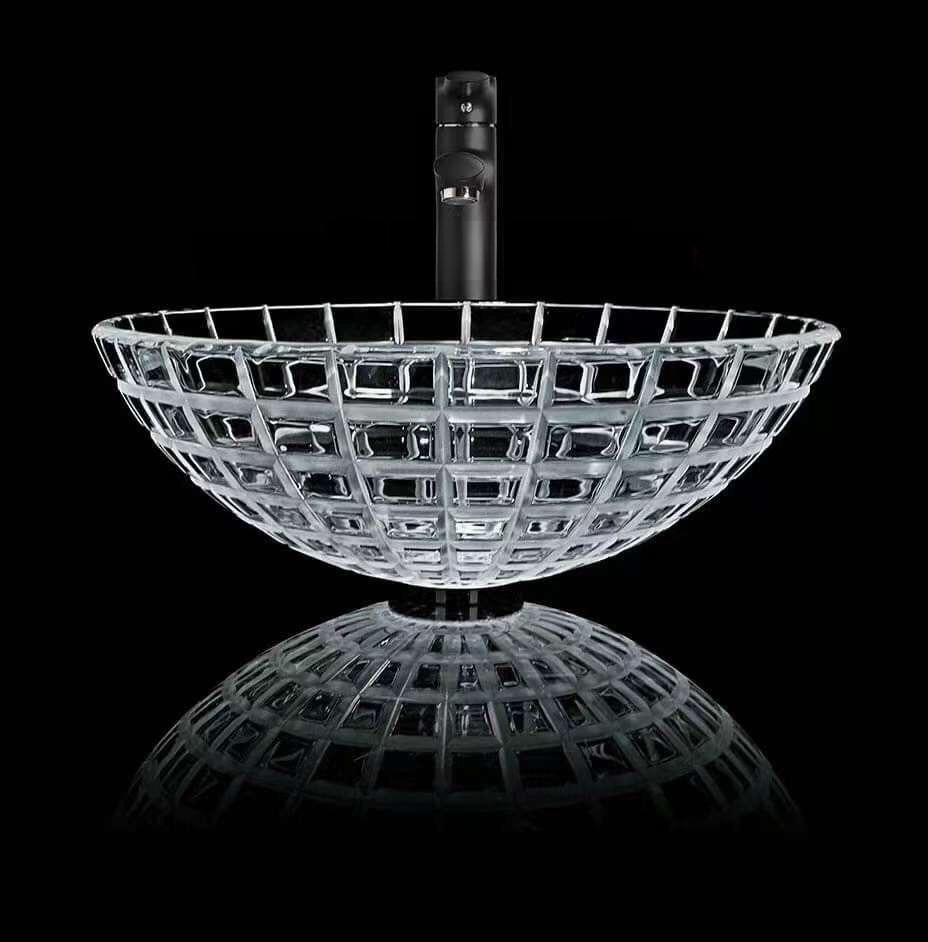 Chậu rửa mặt loại nhỏ lavabo dương bàn hoặc treo tường Miken MKC-2074 (365x255x110 mm) - Image 4