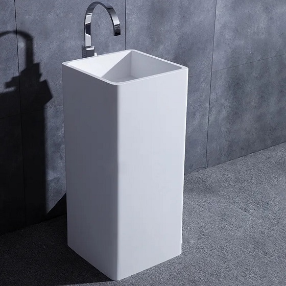 Chậu rửa mặt nghệ thuật chân đứng 11 - Image 5