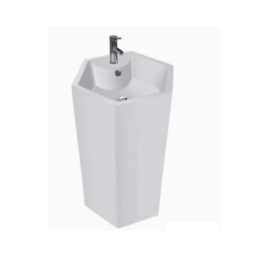 Chậu rửa mặt nghệ thuật chân đứng Miken CL-6011 - Image 5