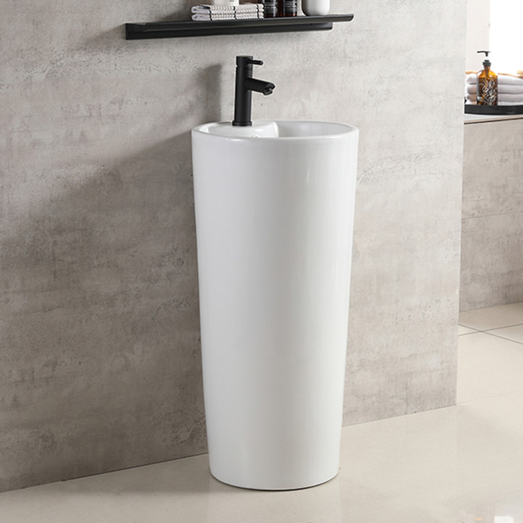 Chậu rửa mặt nghệ thuật chân đứng WM008B - Image 3