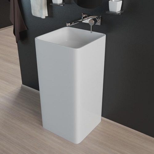 Chậu rửa mặt nghệ thuật chân đứng WM008B - Image 4