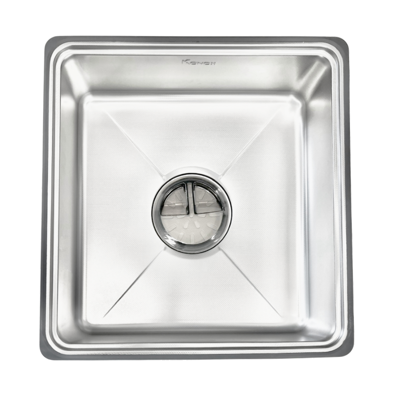 Chậu rửa nhỏ phụ Inox 304 Linen chống xước KLUGER KC-701B - Image 5