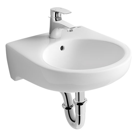 Chậu rửa treo tường kèm chân lửng Inax AL-312V -L298VC - Image 4