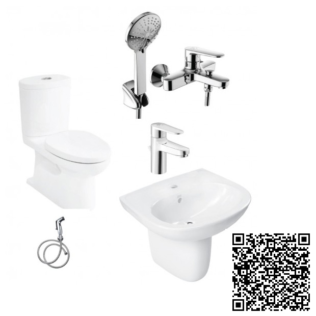 Combo Thiết bị vệ sinh American S4 WP1880-WP0628-WF1702-WFTS28B-WF1772 - Image 3