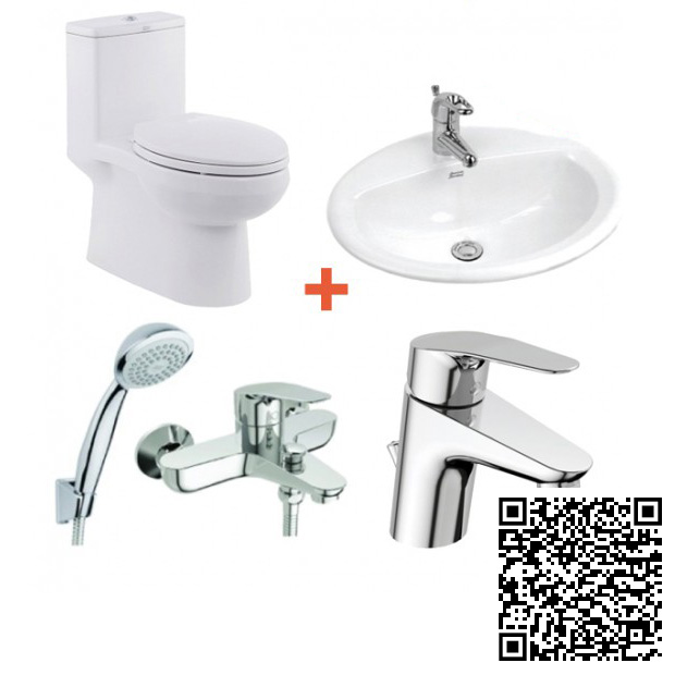 Combo Thiết bị vệ sinh American VF1858-VF0476-WF1501-WF1511