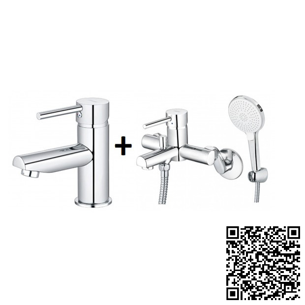 Combo Thiết bị vệ sinh Caesar 2 B380CP-S383C Nóng Lạnh - Image 3