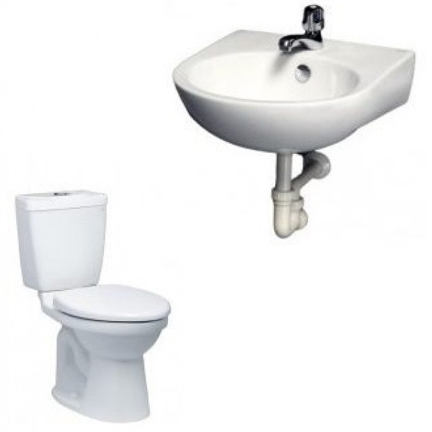 Combo Thiết bị vệ sinh Caesar Lavabo Và Vòi Lạnh L5113-B060CU - Image 4