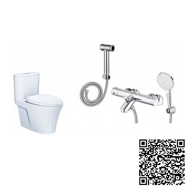 Combo Thiết bị vệ sinh Caesar Lavabo Và Vòi Lạnh LF5261-B060CU - Image 3