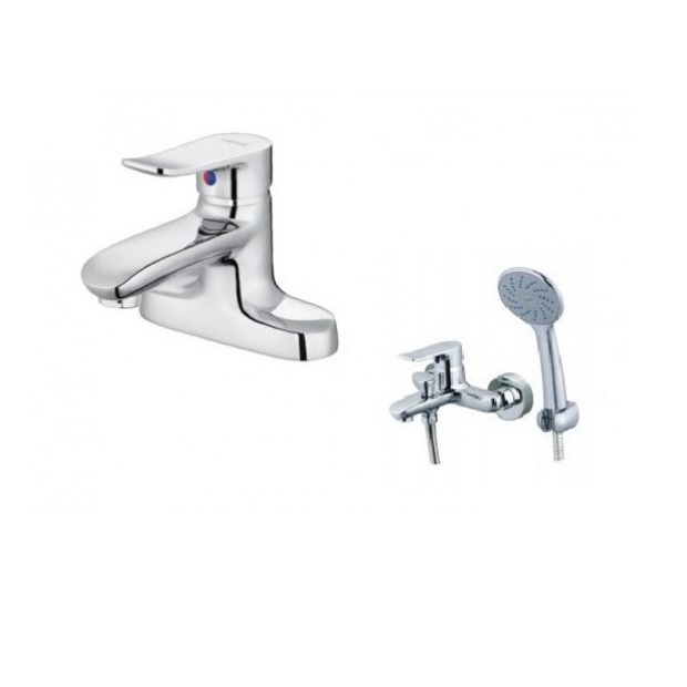 Combo Thiết bị vệ sinh Caesar Lavabo Và Vòi Nóng Lạnh LF5254-BT571CU - Image 4