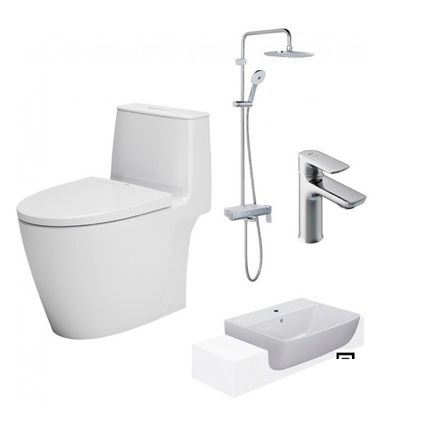 Combo Thiết bị vệ sinh Inax 10A AC-1052-CW-S32VN-AL-S620V - Image 5