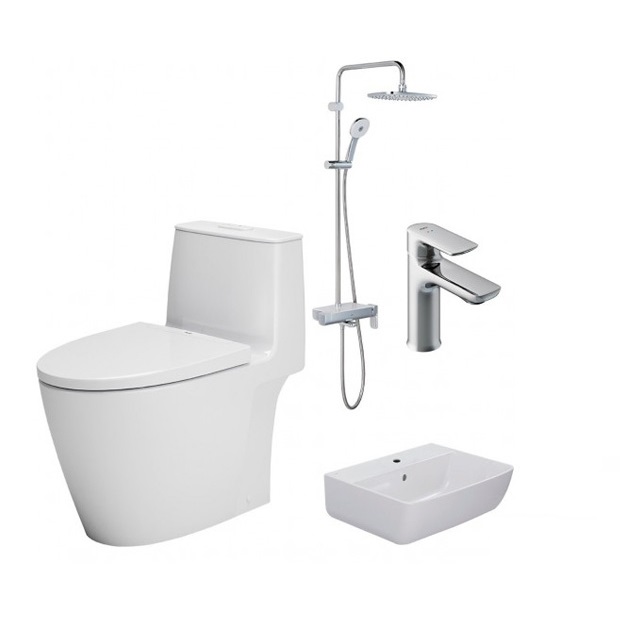 Combo Thiết bị vệ sinh Inax 5A AC-902VN-AL-312V-LFV-612S-BFV-615S-8C