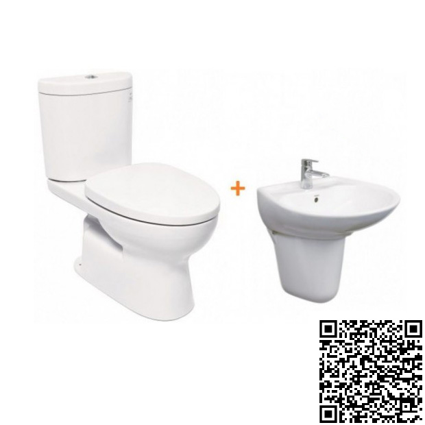 Combo Thiết bị vệ sinh TOTO CS320DRT3-LHT300CR-TLS04301V-TBS04302V-DGH104ZR - Image 5