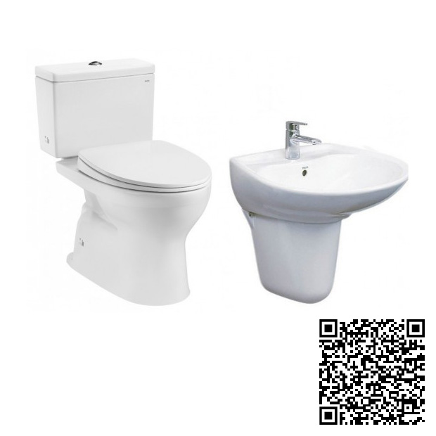 Combo Thiết bị vệ sinh TOTO Lavabo LT1735-Vòi TLG10305V Nóng Lạnh - Image 4