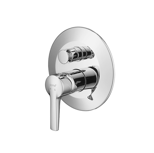 Củ sen tắm gắn tường nóng lạnh màu trắng COTTO CT2147A#WH - Image 3