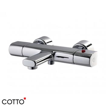 Củ sen tắm nhiệt độ gắn tường COTTO CT2041A